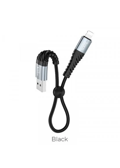 Кабель для швидкого заряджання 2.4 A 25 см X38 Lightning Hoco (279825809)