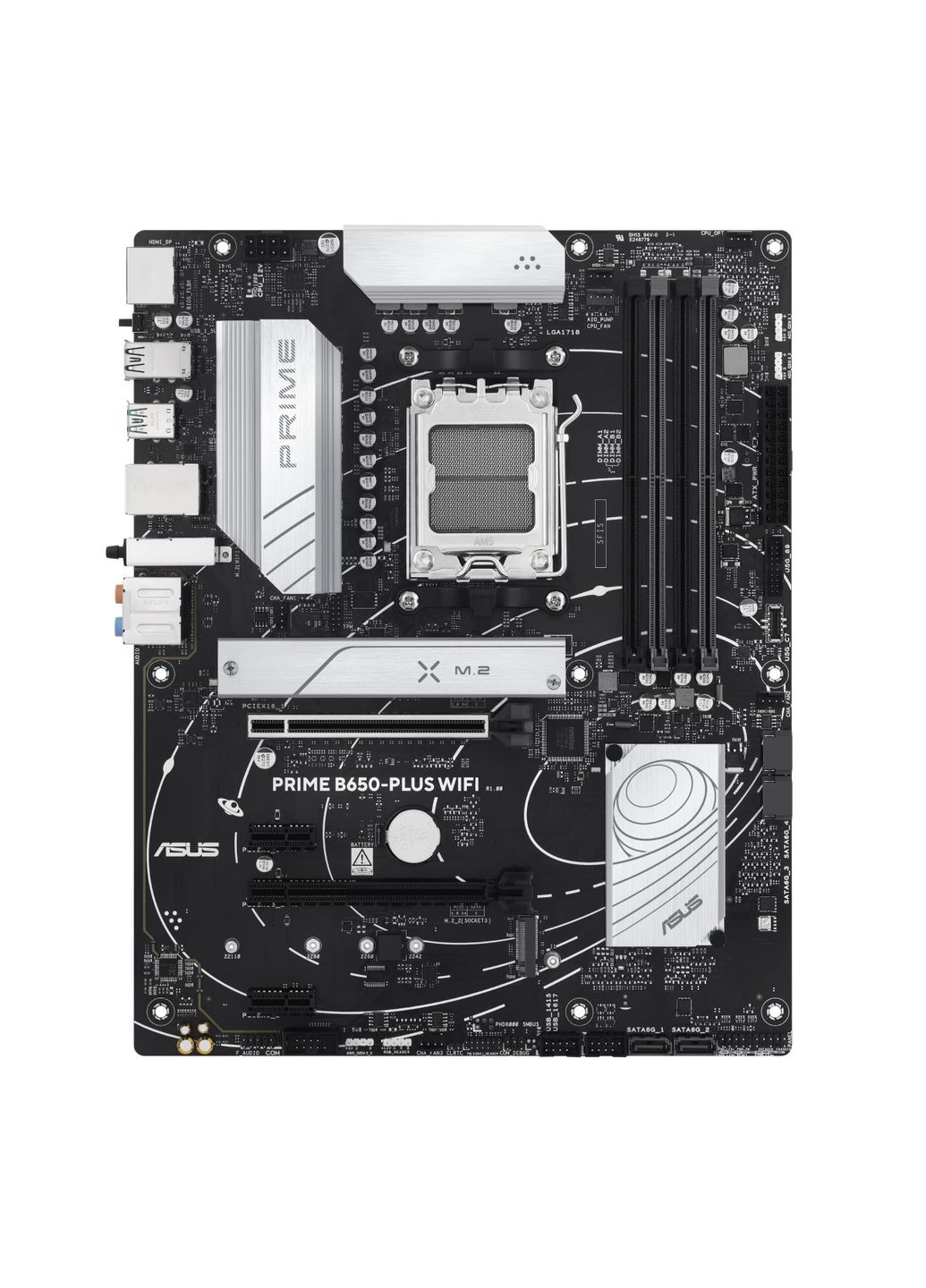Материнская плата PRIME B650-PLUS WIFI sAM5 B650 4xDDR5 M.2 HDMI DP WiFi BT ATX Asus (318326089)