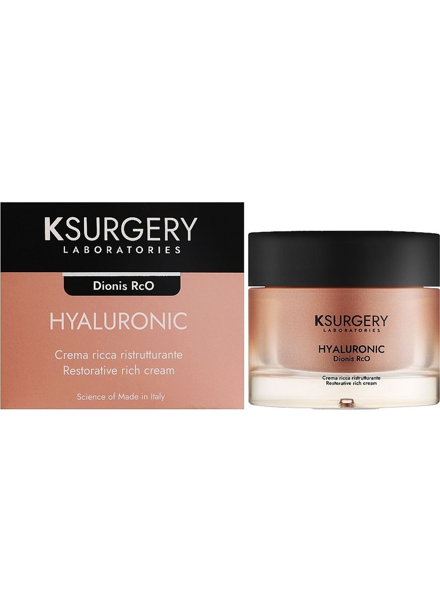 Насичений крем для обличчя Hyaluronic Dionis Rco * 50ml (1482183-35951486) K-surgery (368869656)