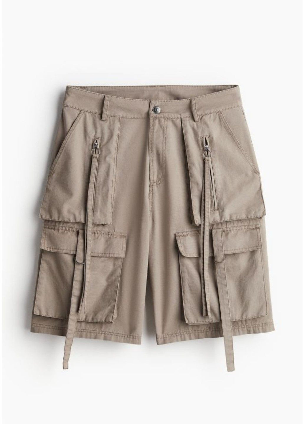 Жіночі шорти карго Н&М (57308) XS Бежеві H&M (295263194)