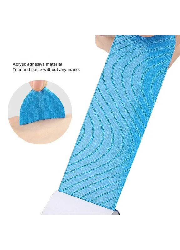 Кінезіологічна Стрічка для Коліна для Фіксації M190 та Підтримки під Час Реабілітації Після Травм Синя 1шт (5024474) ToeLab (315137327)