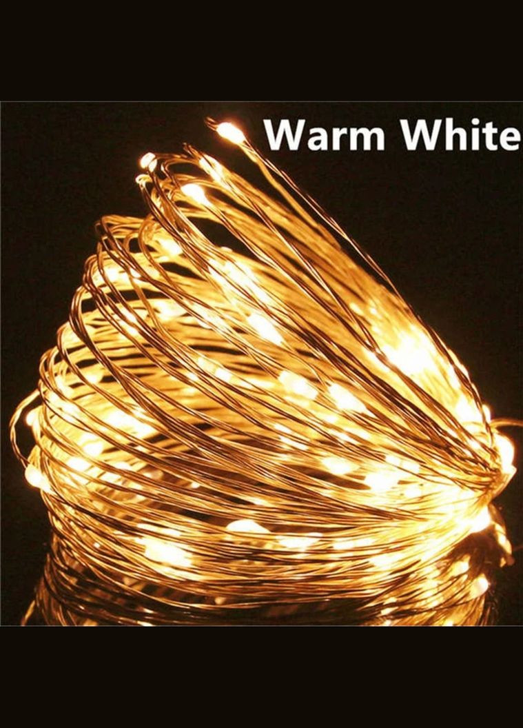 Гірлянда USB Крапля роси Теплий Білий 300 LED 30 м No Brand (367582812)