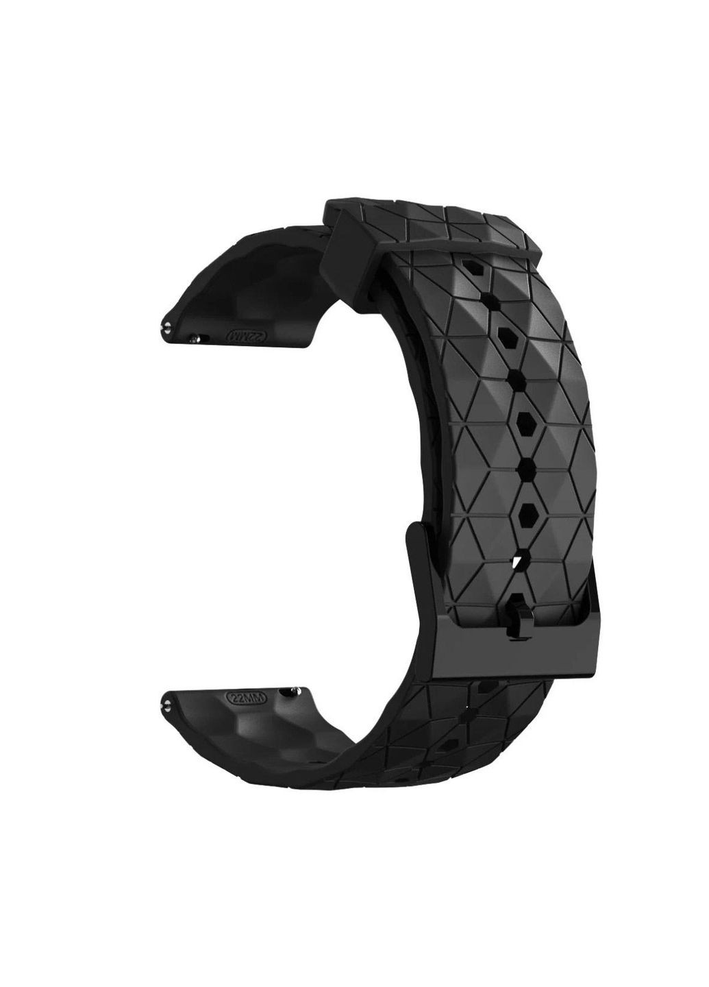 Ремешок Dimond силиконовый для часов Amazfit Bip 5 / Bip 6 - Black Primolux (365270855)