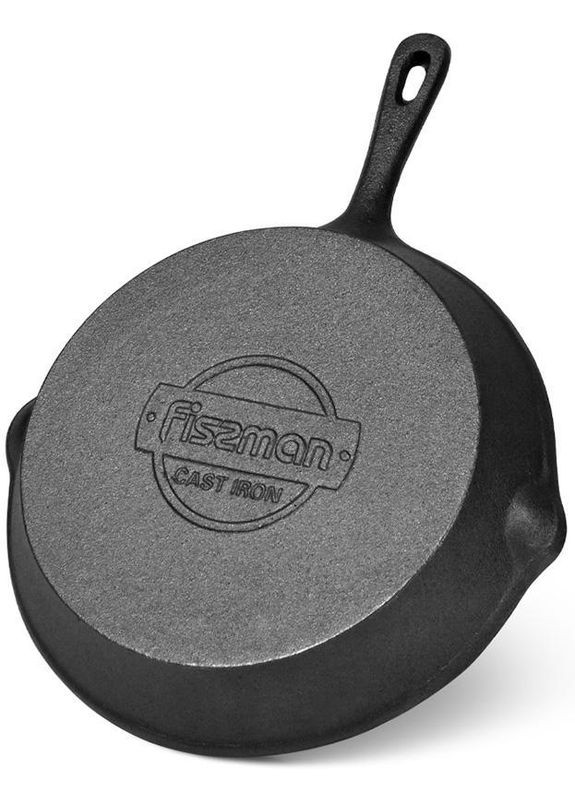 Сковорода-гриль Naestved кругла 26х5см, чавун Fissman (365248138)