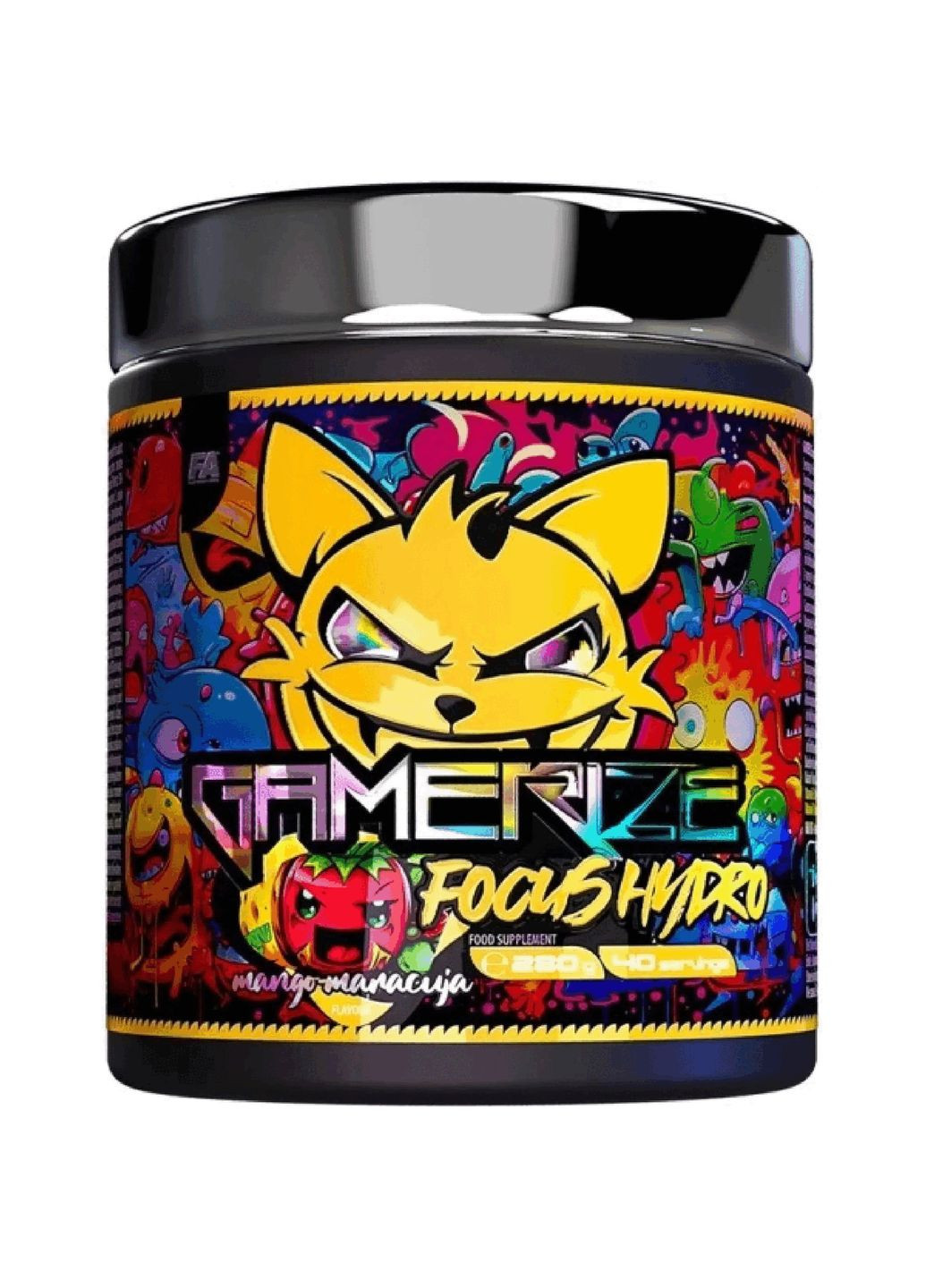 Комплекс для концентрації Gamerize Focus Hydro 280 g (Mango Maracuja) Fitness Authority (316652442)