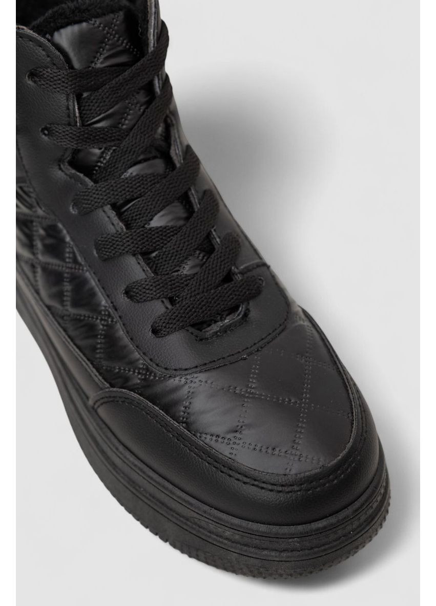 Кросівки жіночі зимові на хутрі,, 248RBB05 Ager чорні всесезони (369150814)