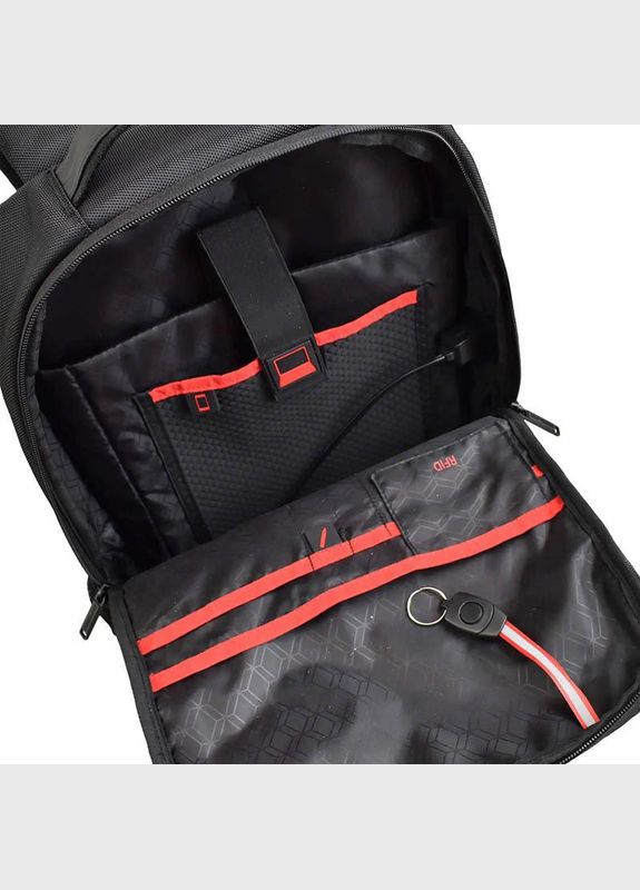 Городской рюкзак USB 21л Black (DAS302221) Semi Line (322327158)