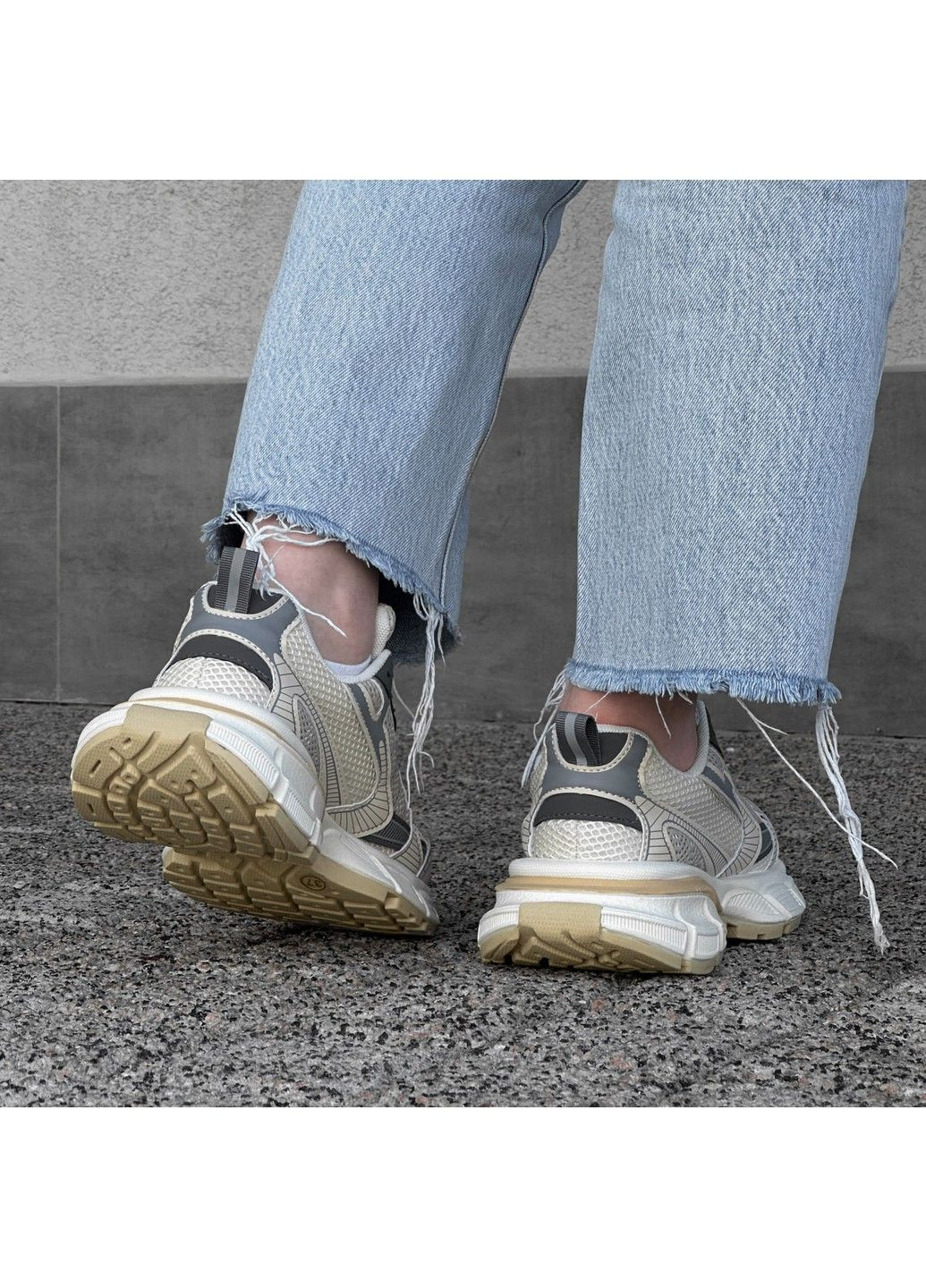 Кроссовки BL Ailaifa бежевые демисезоны (291118489)