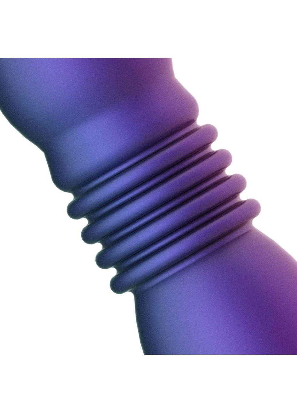 Анальна пробка з вібрацією, фіолетова Hueman (290851290)