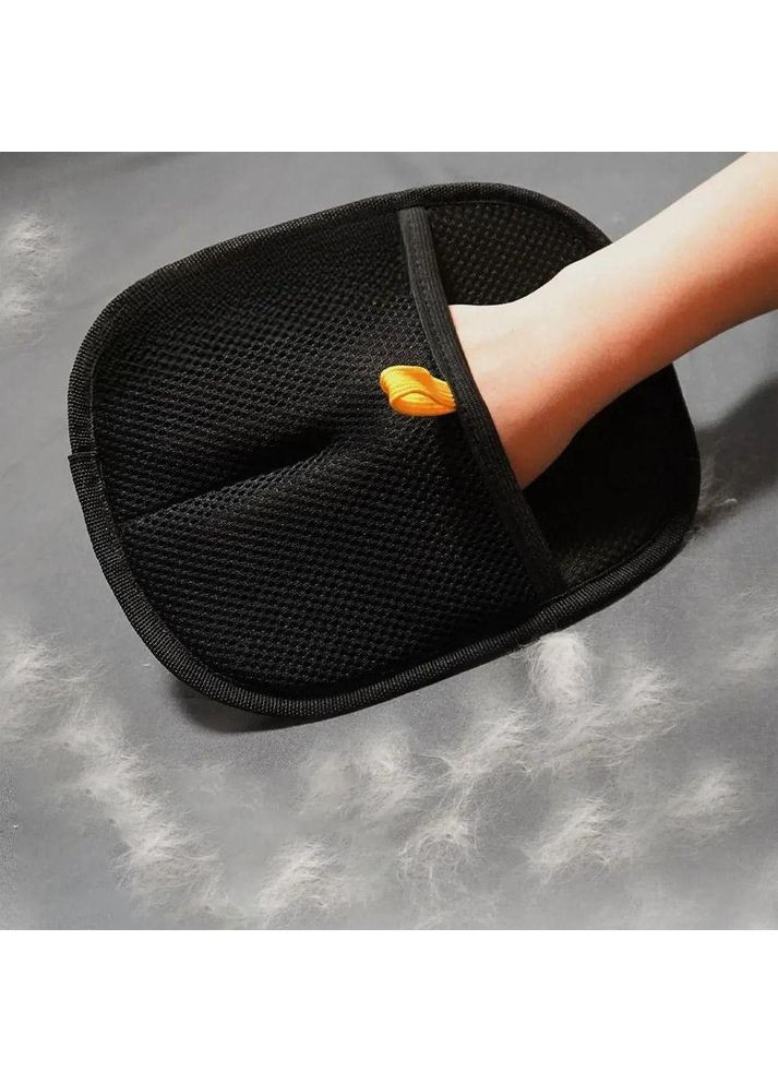 Рукавичка для видалення шерсті і волося з поверхонь двостороння антистатична 20×12 см No Brand (351902797)