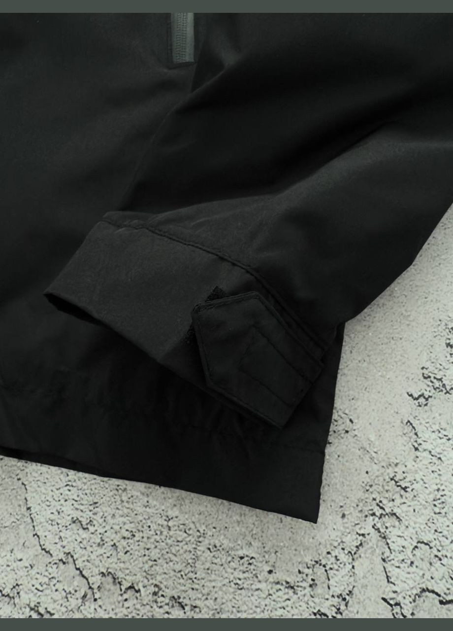 Чорна демісезонна вітровка No Brand