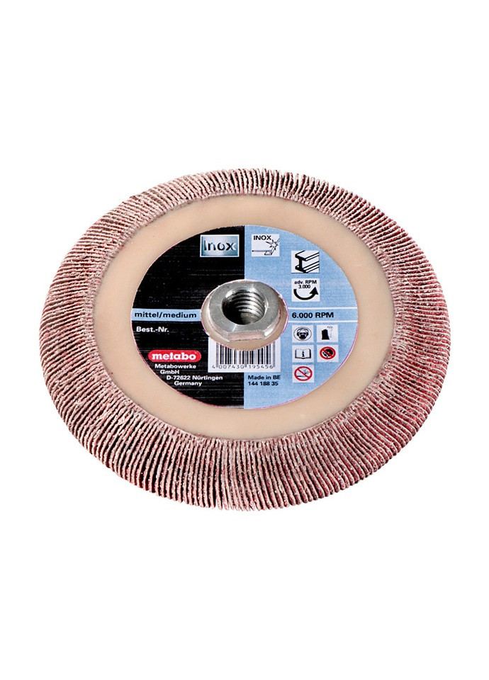 Пластинчатый шлифовальный круг Flexiamant Super 125x8 мм, P 40, M14 626470000 (8708) Metabo (295031483)