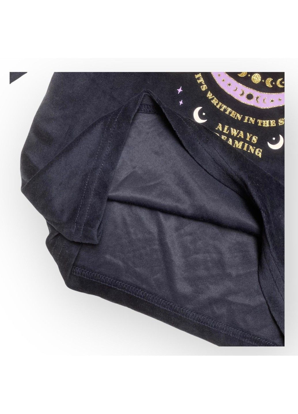 Кофта реглан велюровая детская на девочку, синяя Primark (333334368)