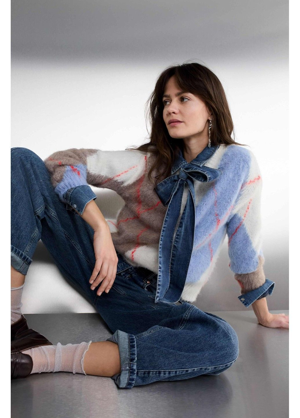 Женские джинсы Синий Oui - (372255132)