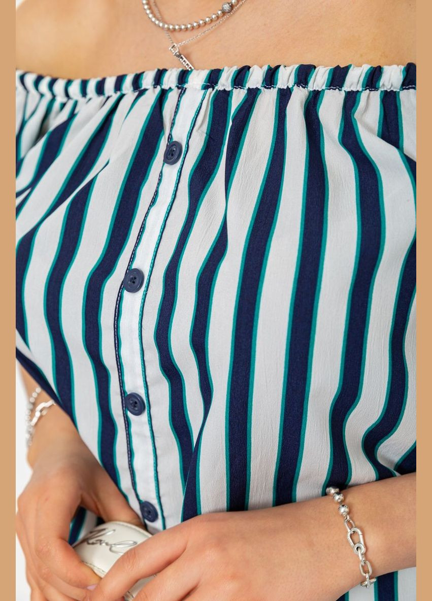 Серая блуза в полоску 244r088-1 Ager Блуза