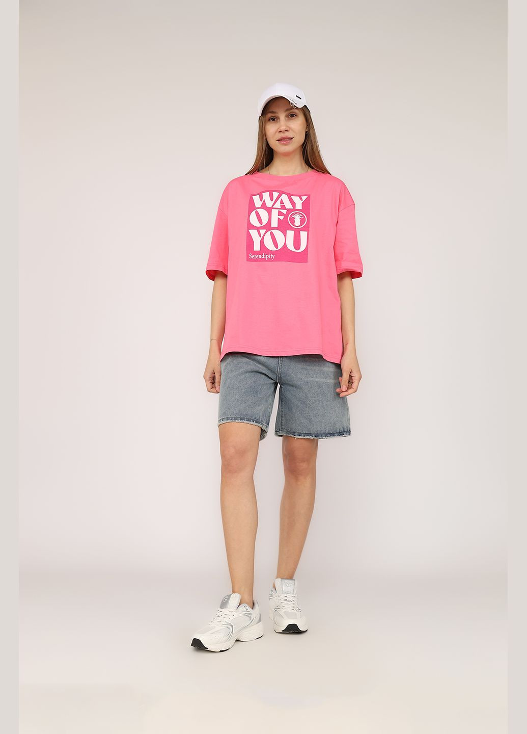 Футболка з коротким рукавом жіноча колір рожевий CB-00275319 Madmext - (330222659)