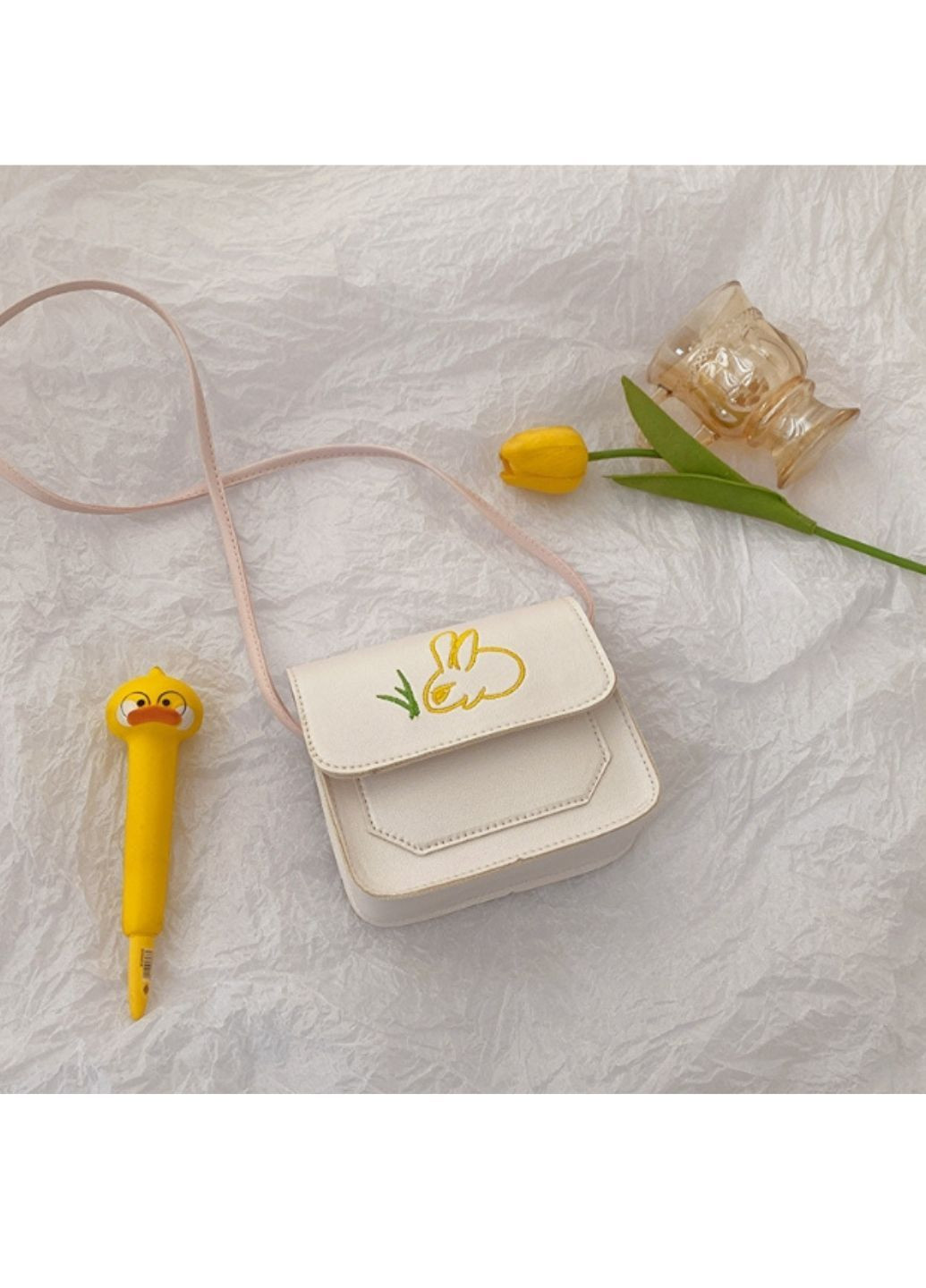 Сумочка детская через плечо с рисунком Бежевый (СДД-115-2) No Brand (347640959)