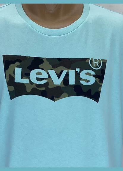 Бірюзова футболка з коротким рукавом Levi's