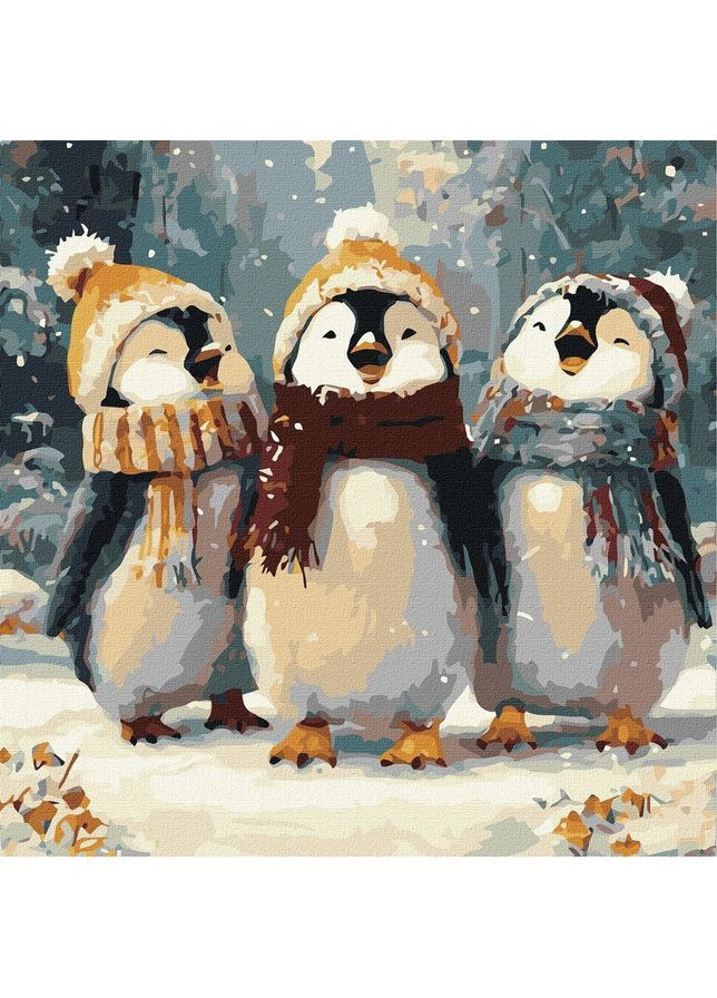 Картина за номерами "Щасливі співи" ©art_selena_ua KHO6856, 40х50 см IDEYKA (372374396)