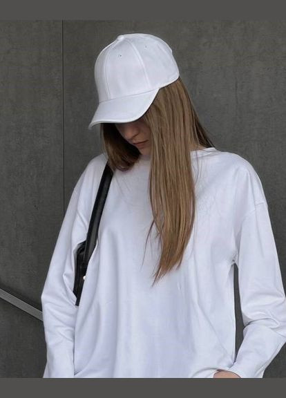Бейсболка кепка жіноча базова Бавовна 100% Білий JUGO ordinary (290665380)