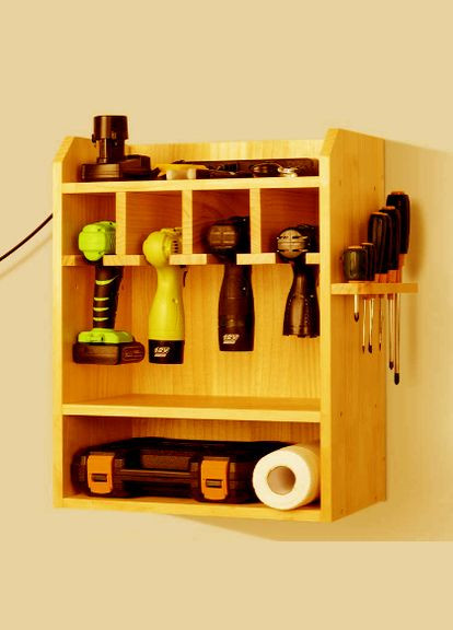 Органайзер для шурупокрутів з дерева Бентос каррі (ОШР-000803) No Brand (328912428)