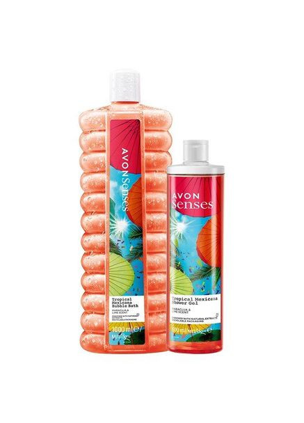 Senses Tropical Mexicana Set Набор для ванной и душа «Мексиканские тропики» Avon (369557688)