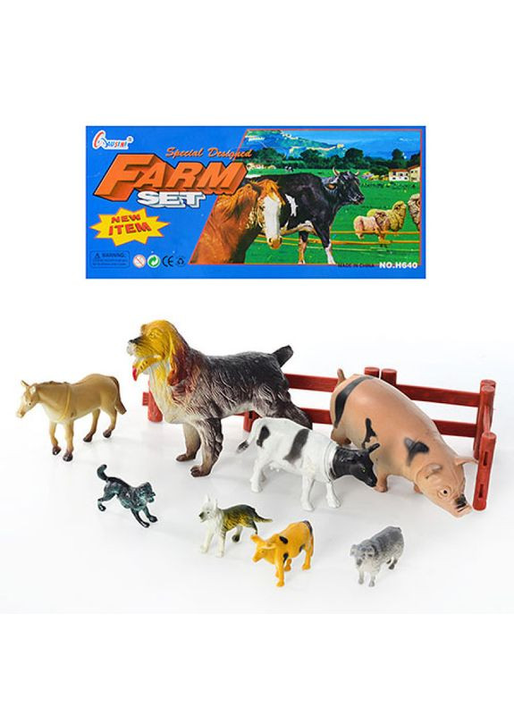 Домашні тварини, набір з 8 шт., в кульку, 26×19,5×6 см (H 640) No Brand (353221099)