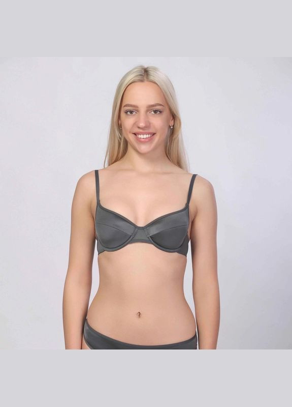 Графітовий бюстгальтер на кісточках Elita з кісточками