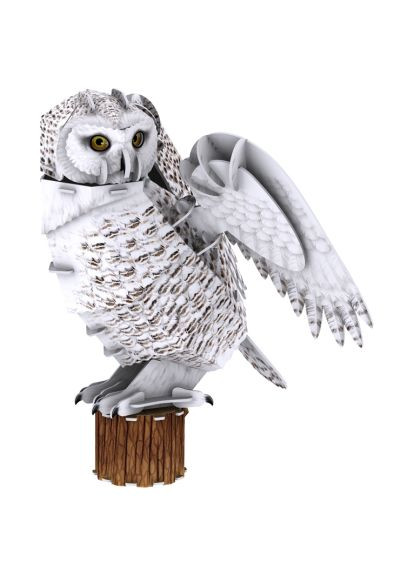 Пазл Cubic Fun Трехмерная головоломка-конструктор Исчезающие животные Снежная сова (DS1079h) CubicFun Тривимірна головоломка-конструктор Зникаючі тварин (366158812)