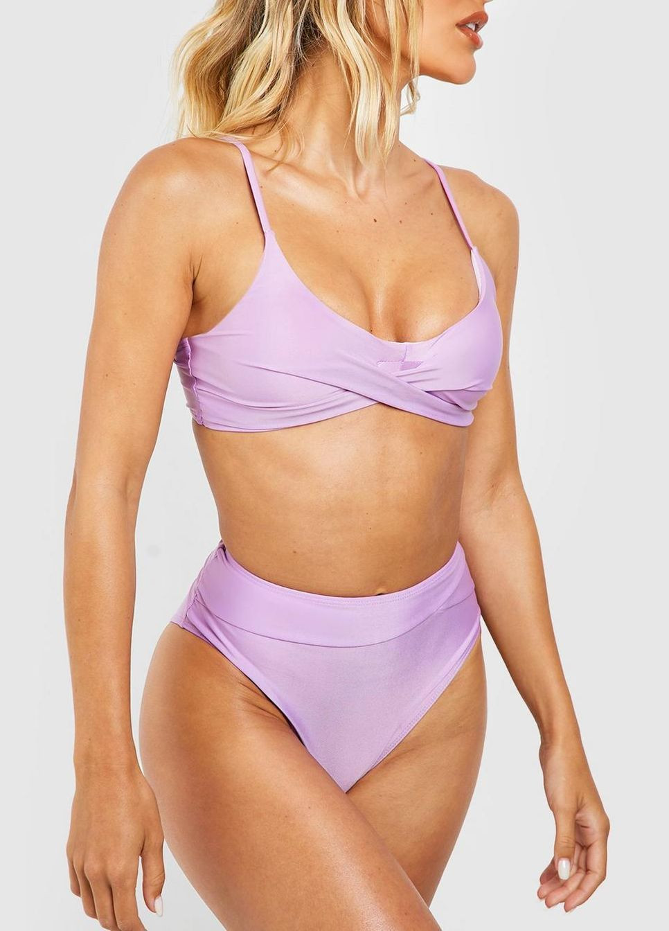 Лиловые купальные трусики Boohoo