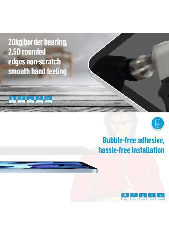 Защитное стекло Blueo HD для Apple iPad Air 13'' 0,26 мм закаленное прозрачное 9H No Brand Apple iPad Air 13'' (2024-26) (402117095)