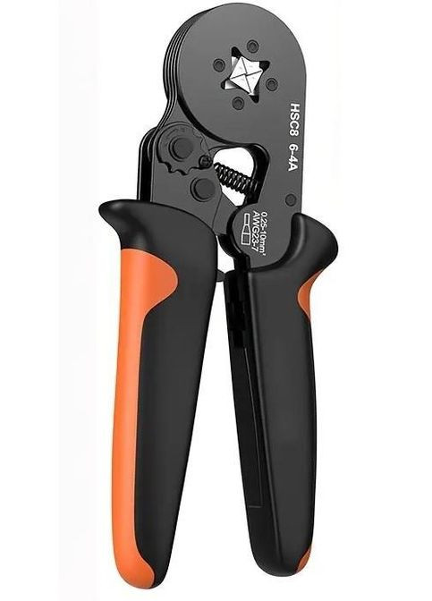 Кліщі обтискні кримпер для наконечників 0.25-10 мм2 обжимний інструмент HSC8 6-4А (R051305) No Brand (330778701)