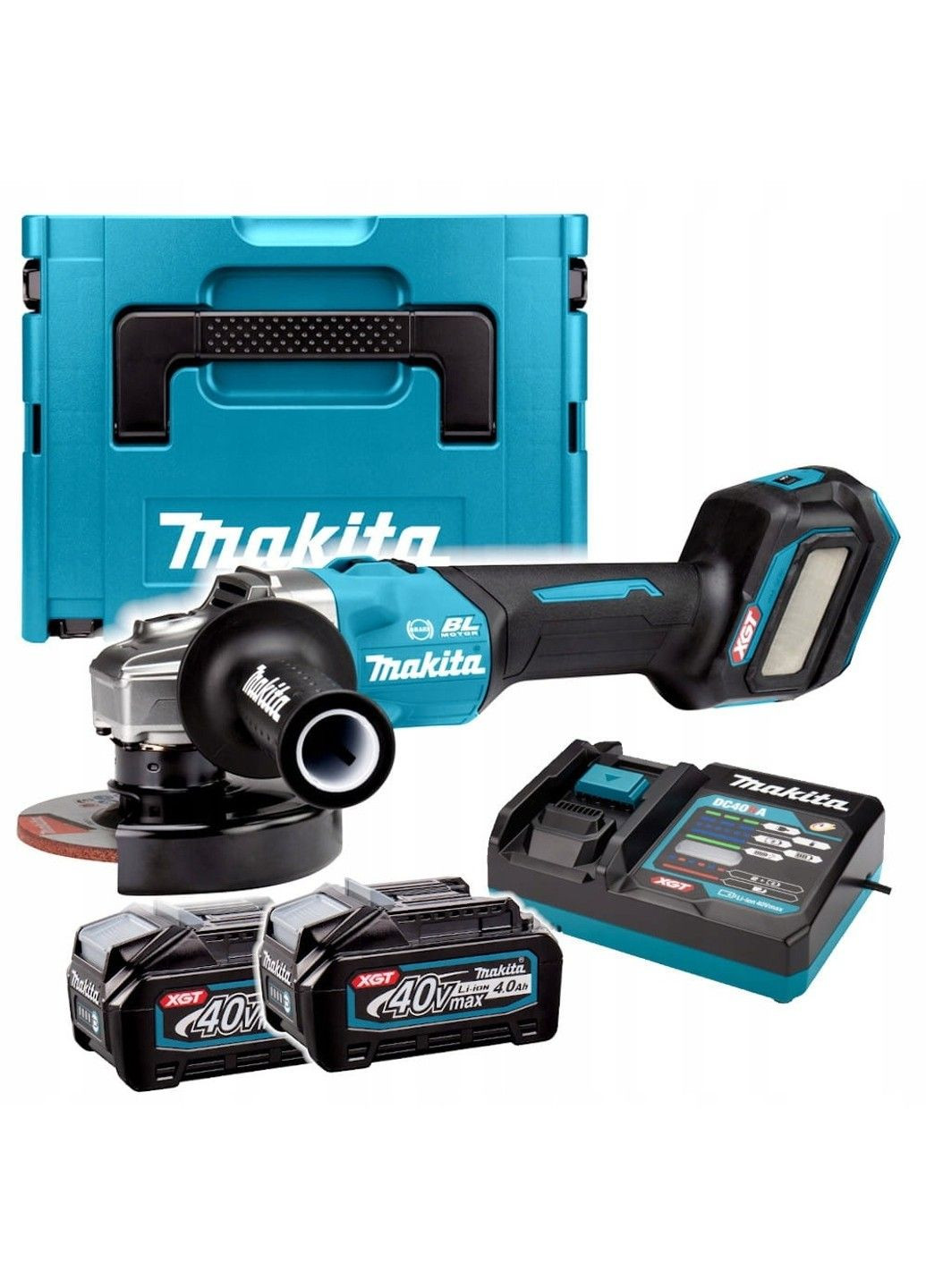 Шлифмашина угловая аккумуляторная GA023GM201 (125 мм, 3000-8500 об/мин, BL, AFT, AWS, XGT) Makita (315598589)