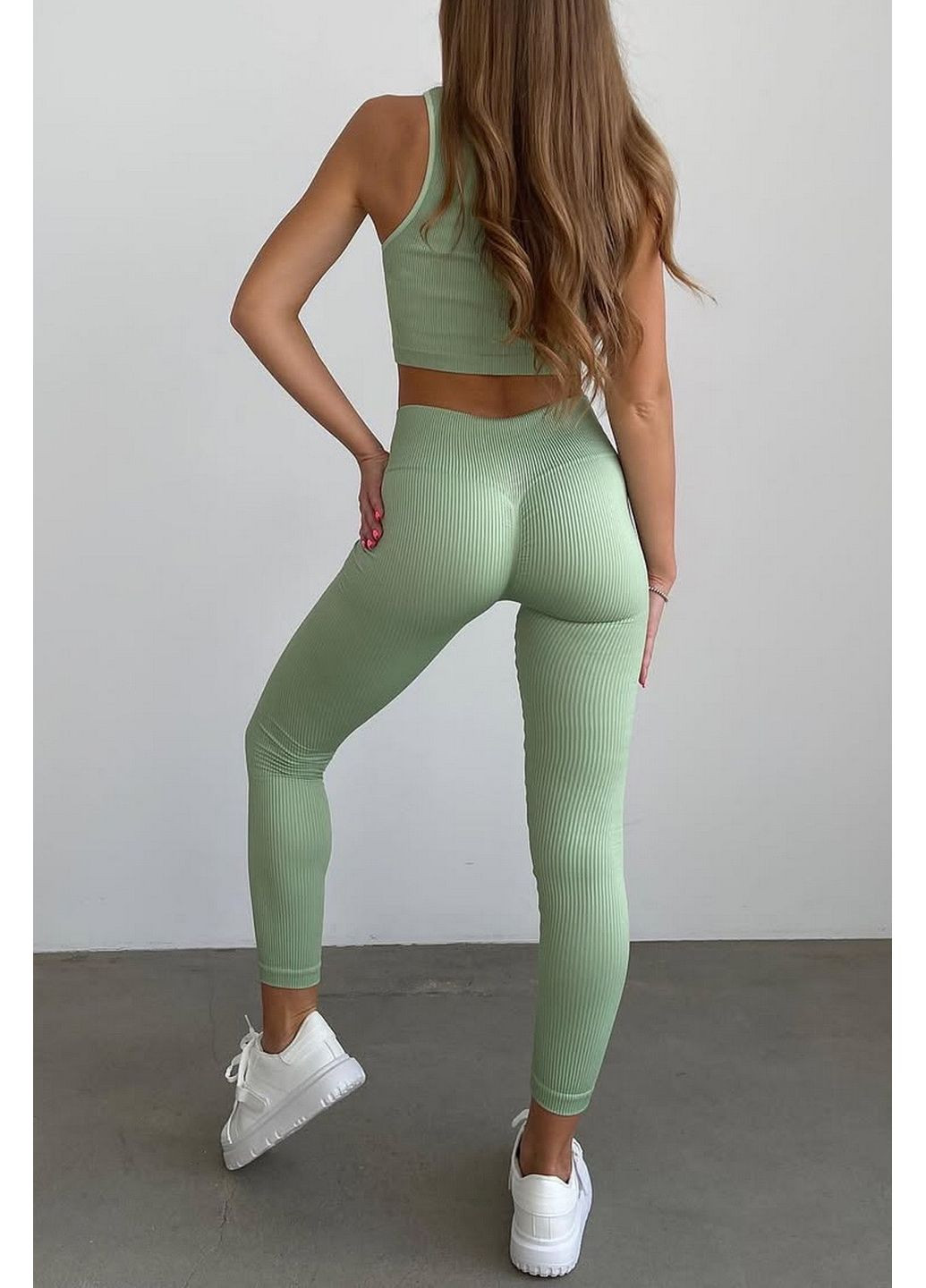 Легінси в рубчик з Push Up ефектом Leggings RIB Push Up Giulia (365858769)