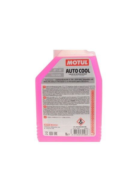 Готова до використання охолоджувальна рідина AUTO COOL G12 EVO -37°C 1L Motul (340417094)