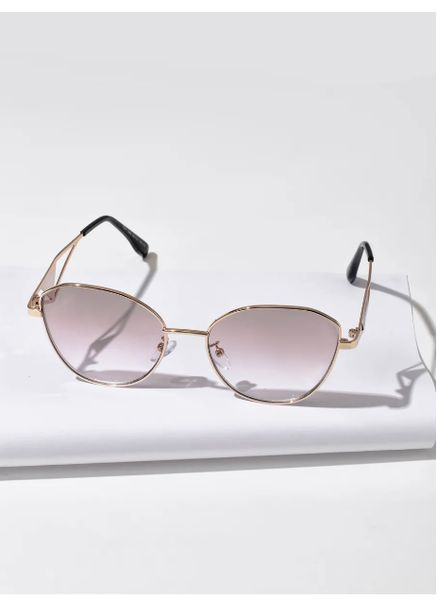 Тонированные очки для коррекции зрения в стиле Майбах +2.25 UV 400 Золото Ralph (341136772)