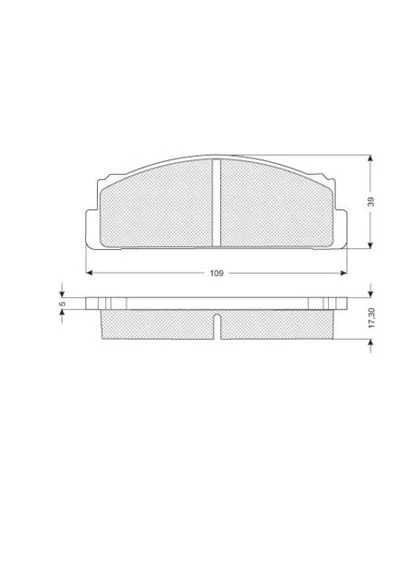 Тормозные колодки дисковые BD S185 STARLINE (390296709)