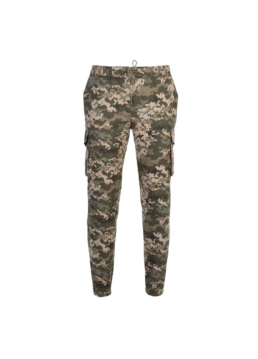 Брюки демисезонные камуфляжные Джогеры, Пиксель, 48 Vik-Tailor (315439481)