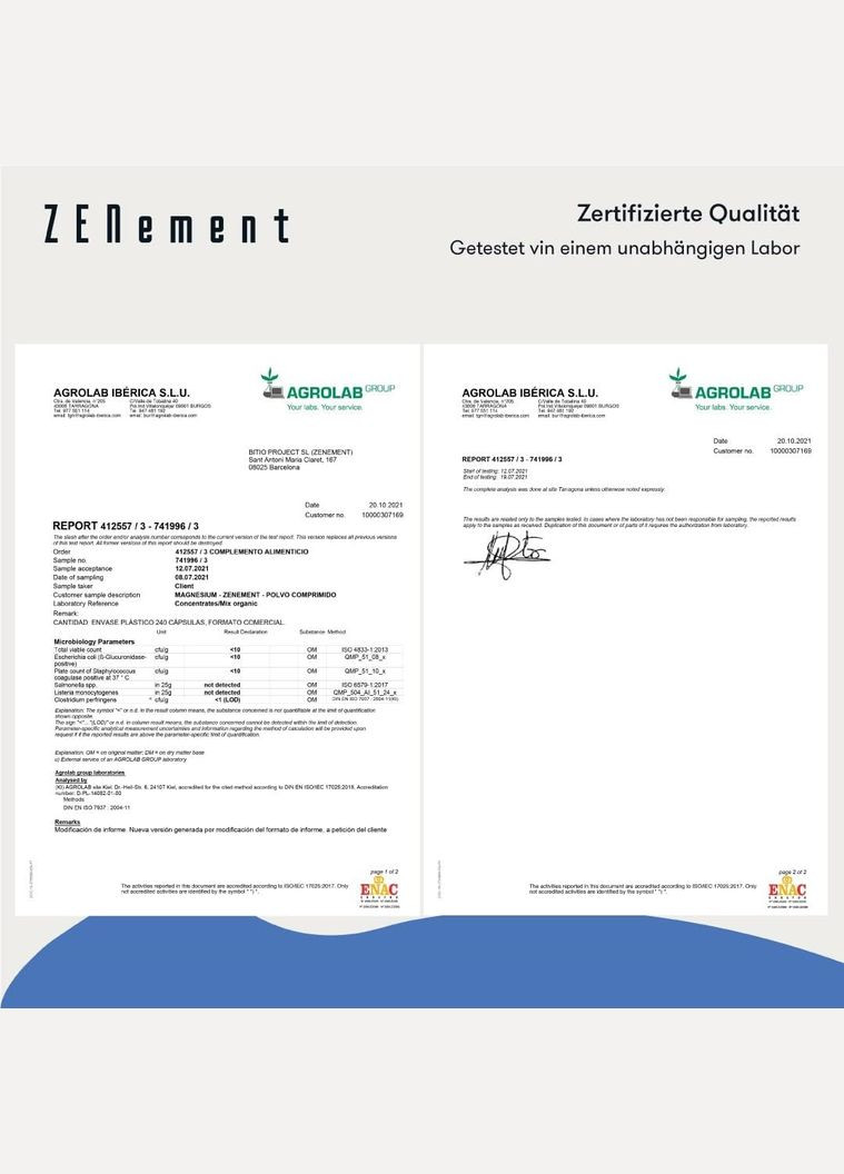 Магній 360 мг 180 капсул Zenement (299717597)