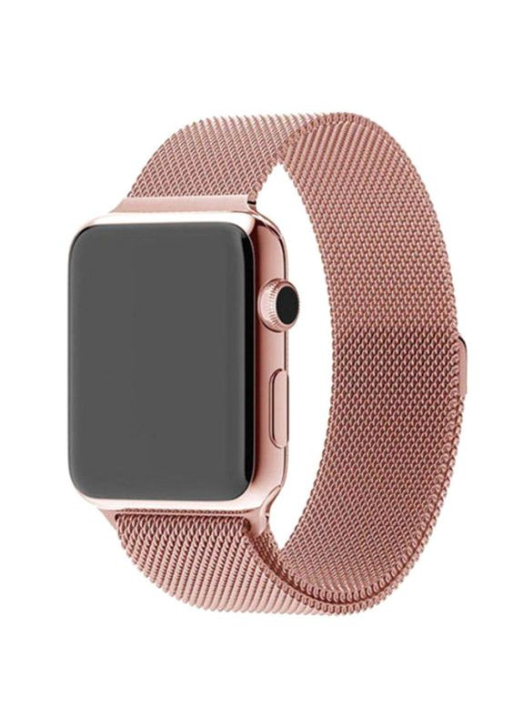 Металевий ремінець для Apple watch 38 40 41 42 (ser.10) / ремінці на Епл вотч Міланська петля 38 40 41 42 Epik (360634564)