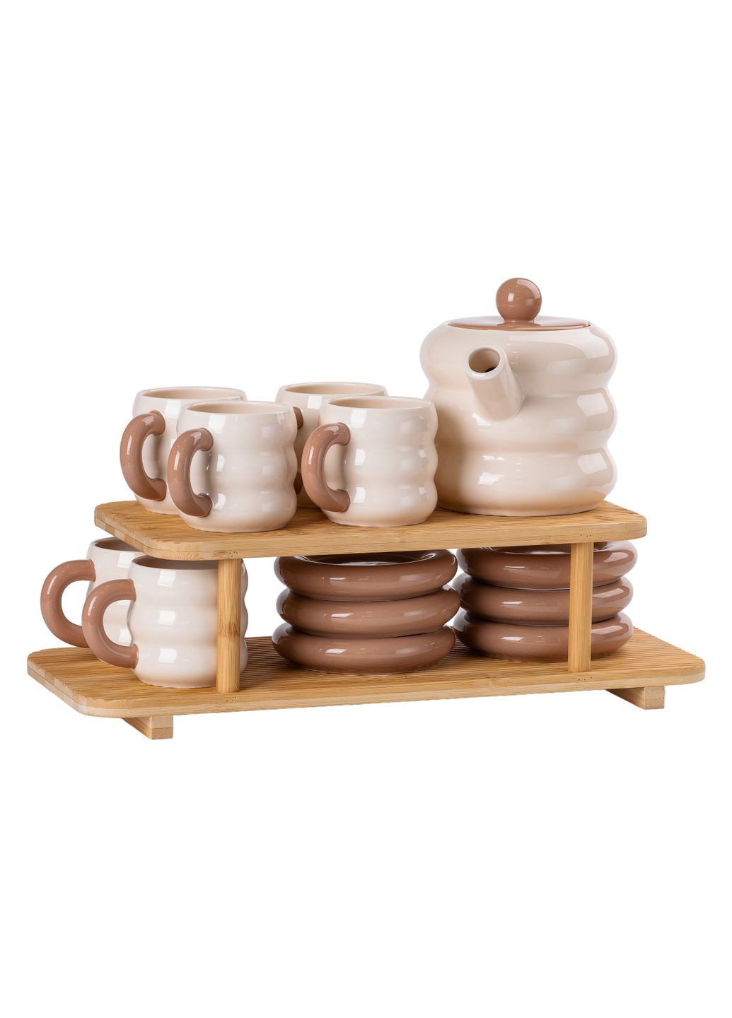 Чайный сервиз Donut керамический на 6 персон. Yiwu (328440365)