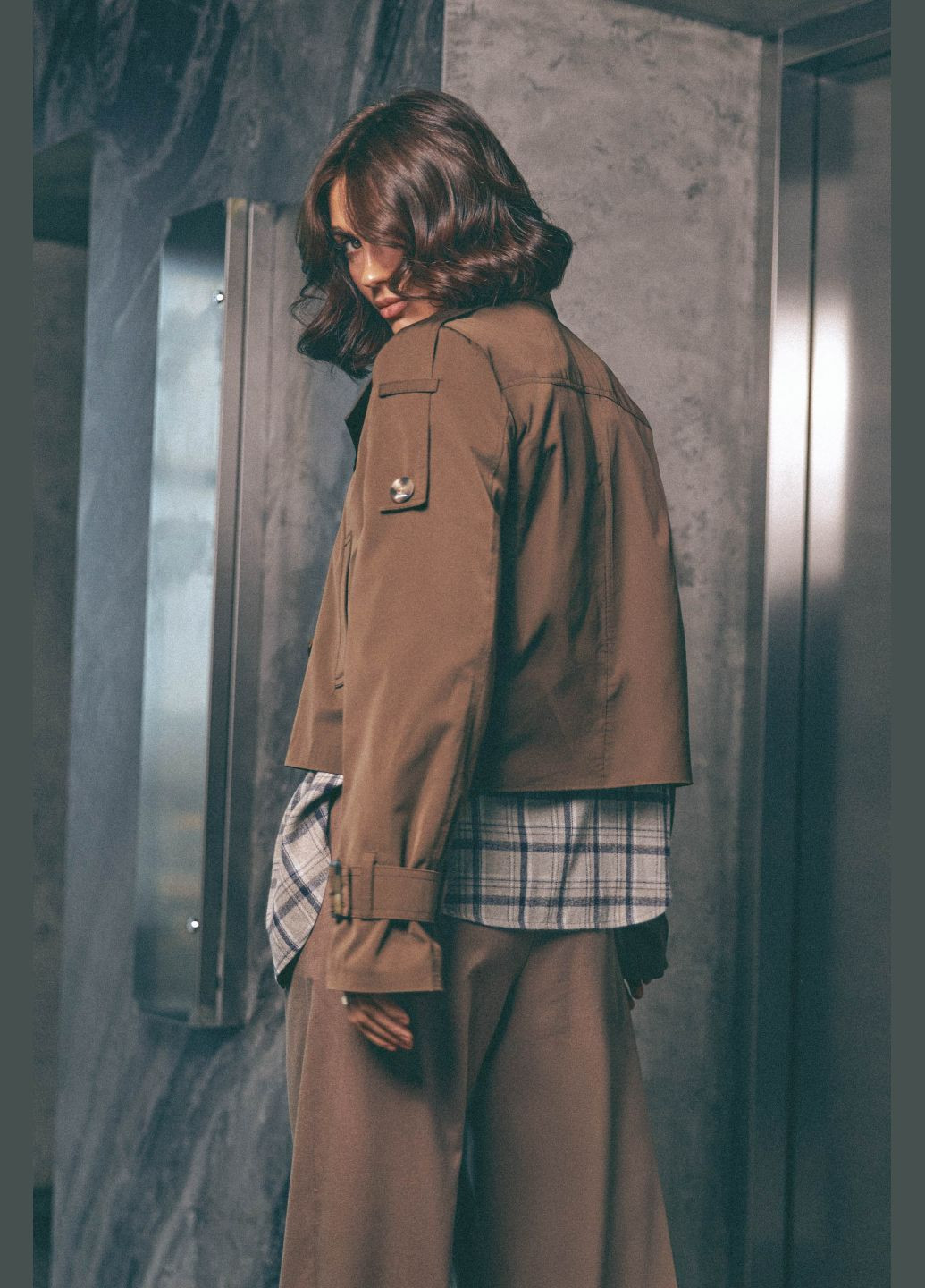 Коричневе демісезонне Пальто ST-Seventeen