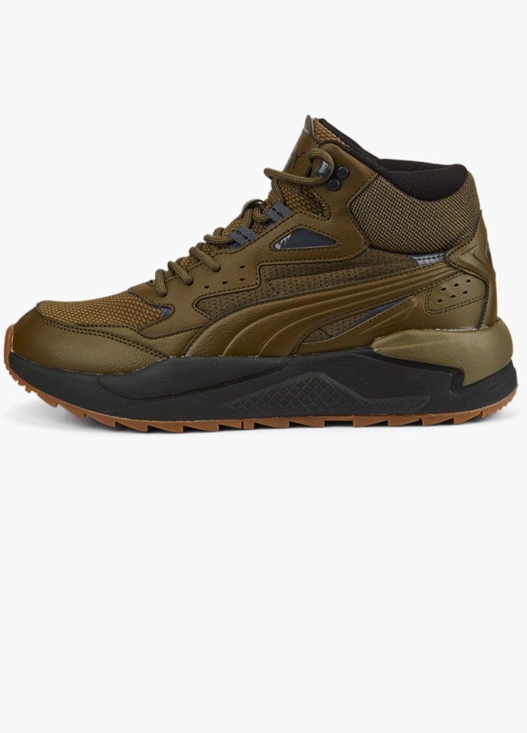 Коричневі Осінні кросівки чоловічі x-ray speed mid wtr brown 385869-03 Puma