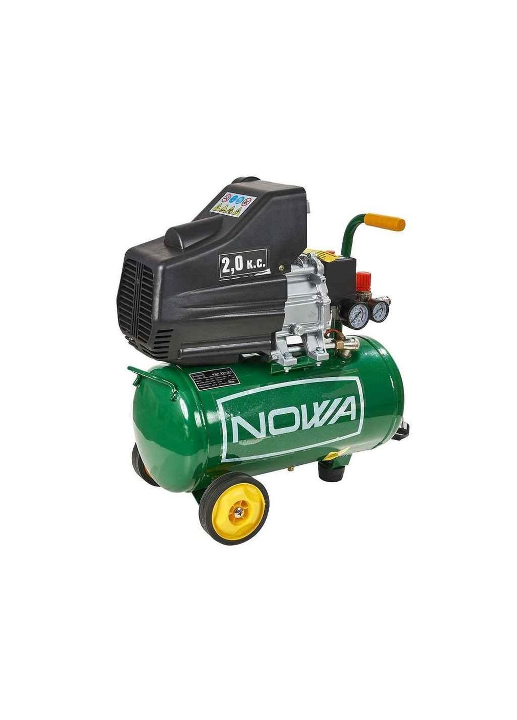 Компрессор воздушный 1500Вт KBN 22024 24л. 8бар ТМ NOWA (301911380)