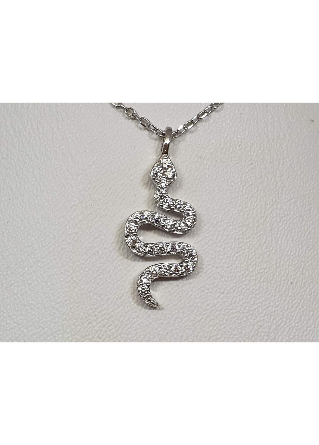 Серебряное колье с фианитами. 1230892 Аметист-В (361077371)