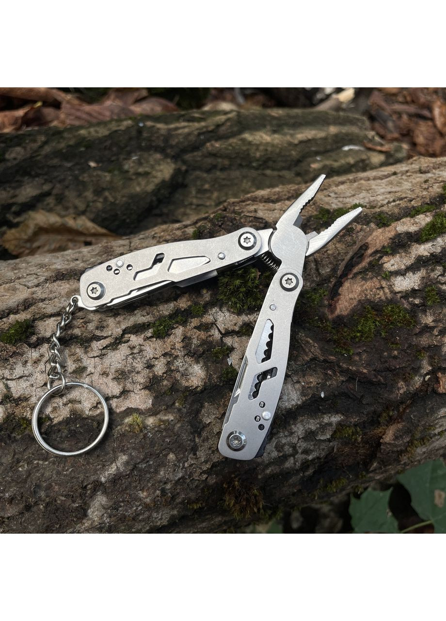 Брелок мультитул сірий No Brand (371797304)