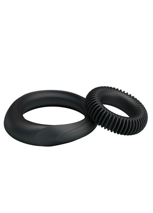 Эрекционные кольца Ring Manhood 2x Rings Черные CherryLove LyBaile (282708738)