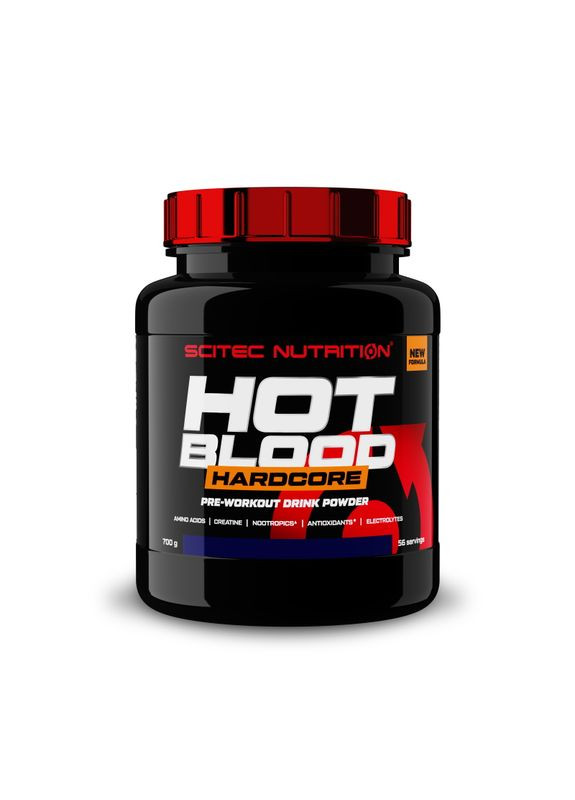 Предтренировочный комплекс Hot Blood Hardcore, 700 грамм - Тропический пунш Scitec Nutrition (324420452)