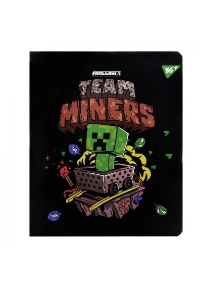Зошит Minecraft. Team 12 аркушів клітинка (767496) Yes (396309017)