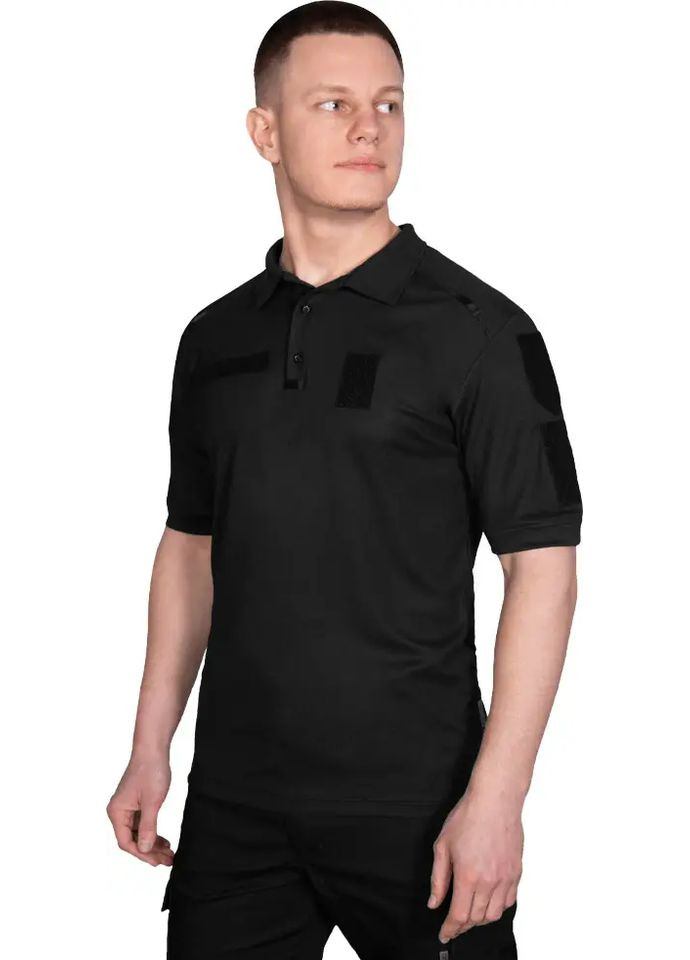 Чорна футболка paladin coolpass pique lt чорний Camotec